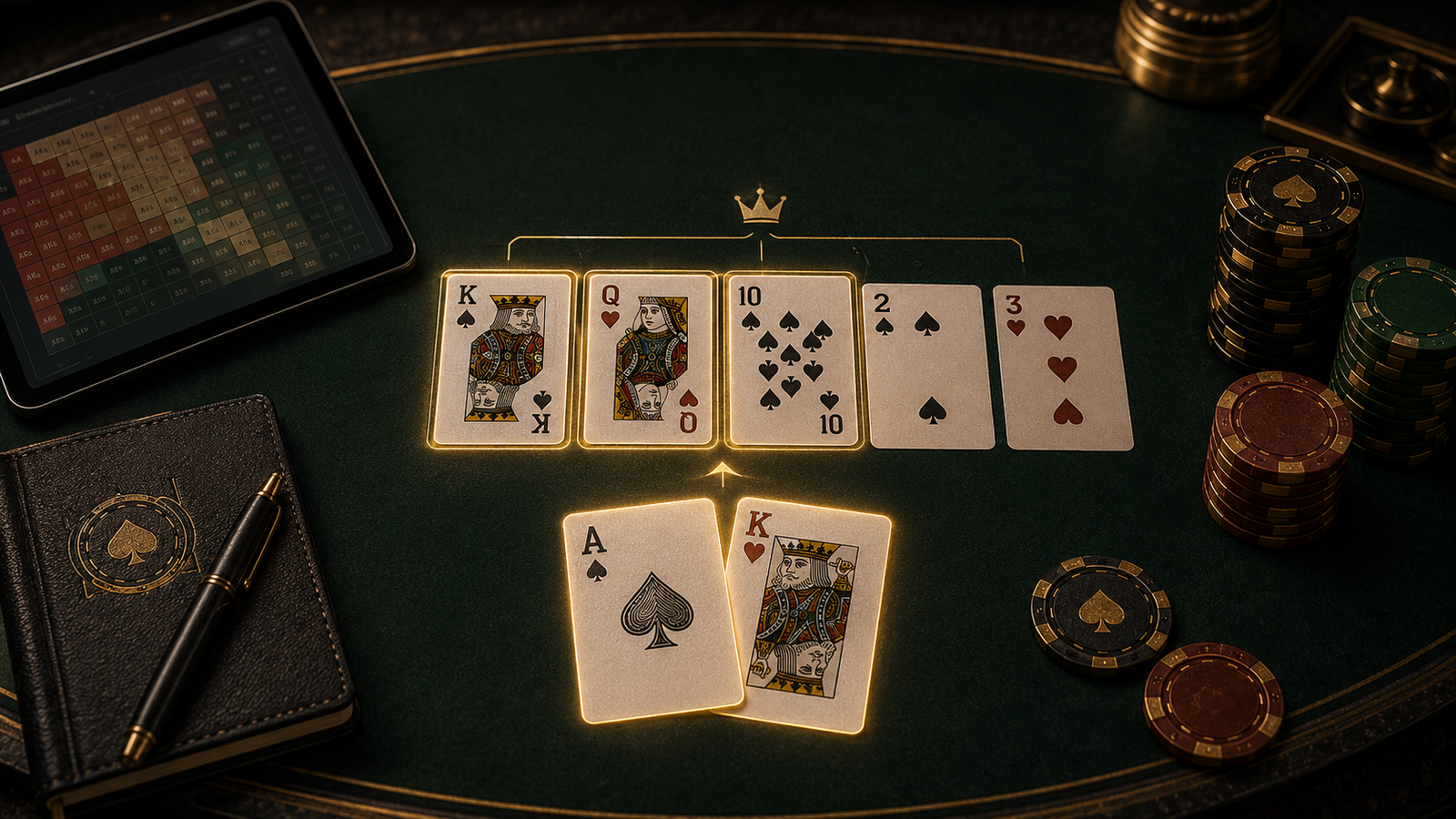 Diferencia entre mano inicial y mano final en Texas Hold’em